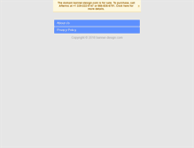 Tablet Screenshot of banner-design.com